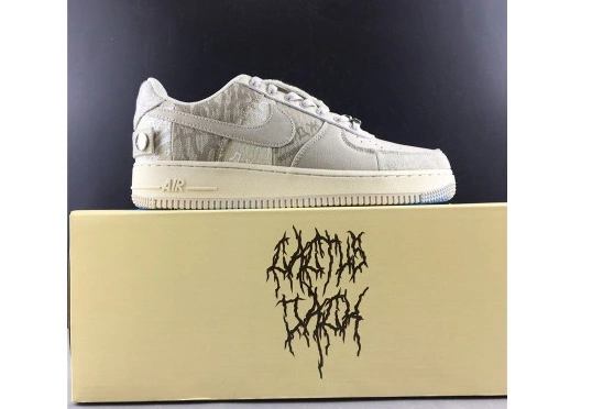 Scott NIKE  FORCE White Travis AIR Grey  CN2405-902 x 1 0828